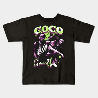 COCO GAUFF Vintage 90s Kids T-Shirt
